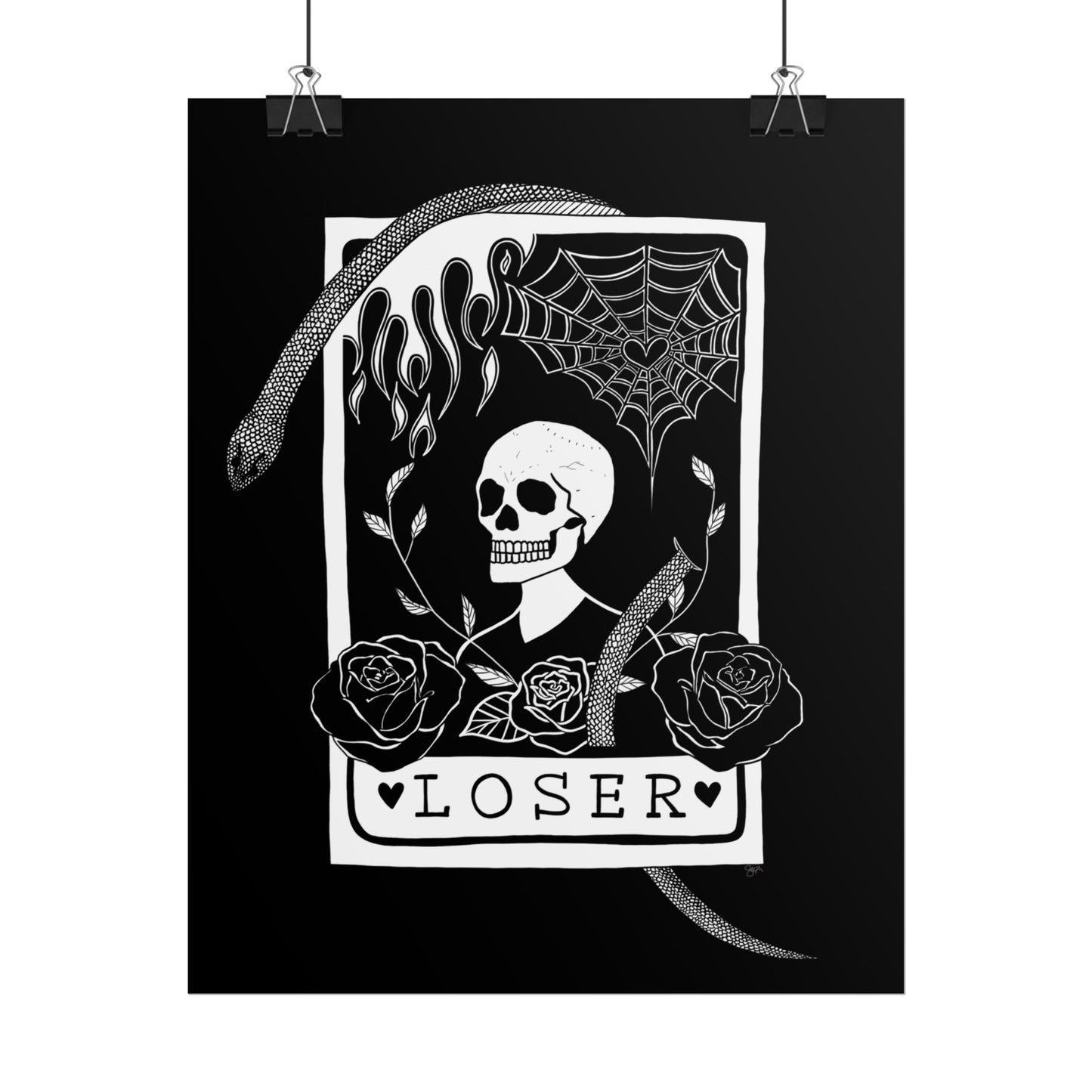 Loser Tarot Card Poster