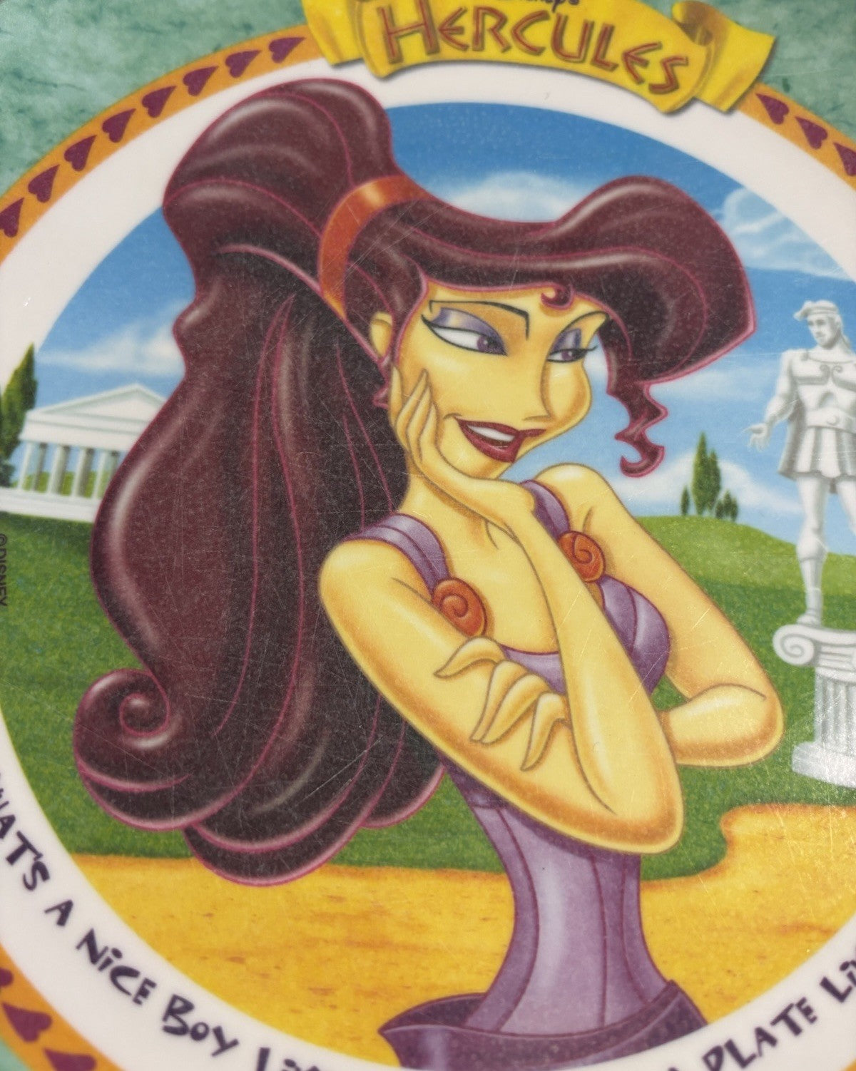 Vintage Disney 1997 Hercules Megara McDonald’s 9 1/2” Collectors Plate
