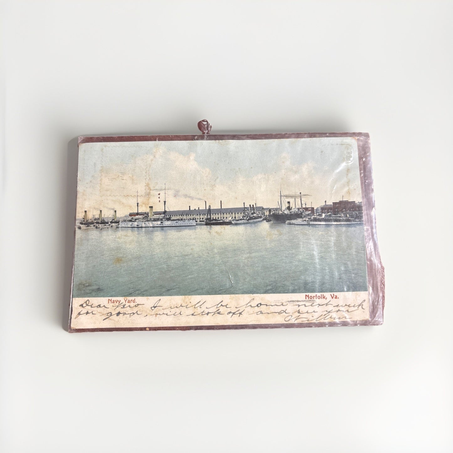1906 Navy Yard Norfolk, Va Post Card