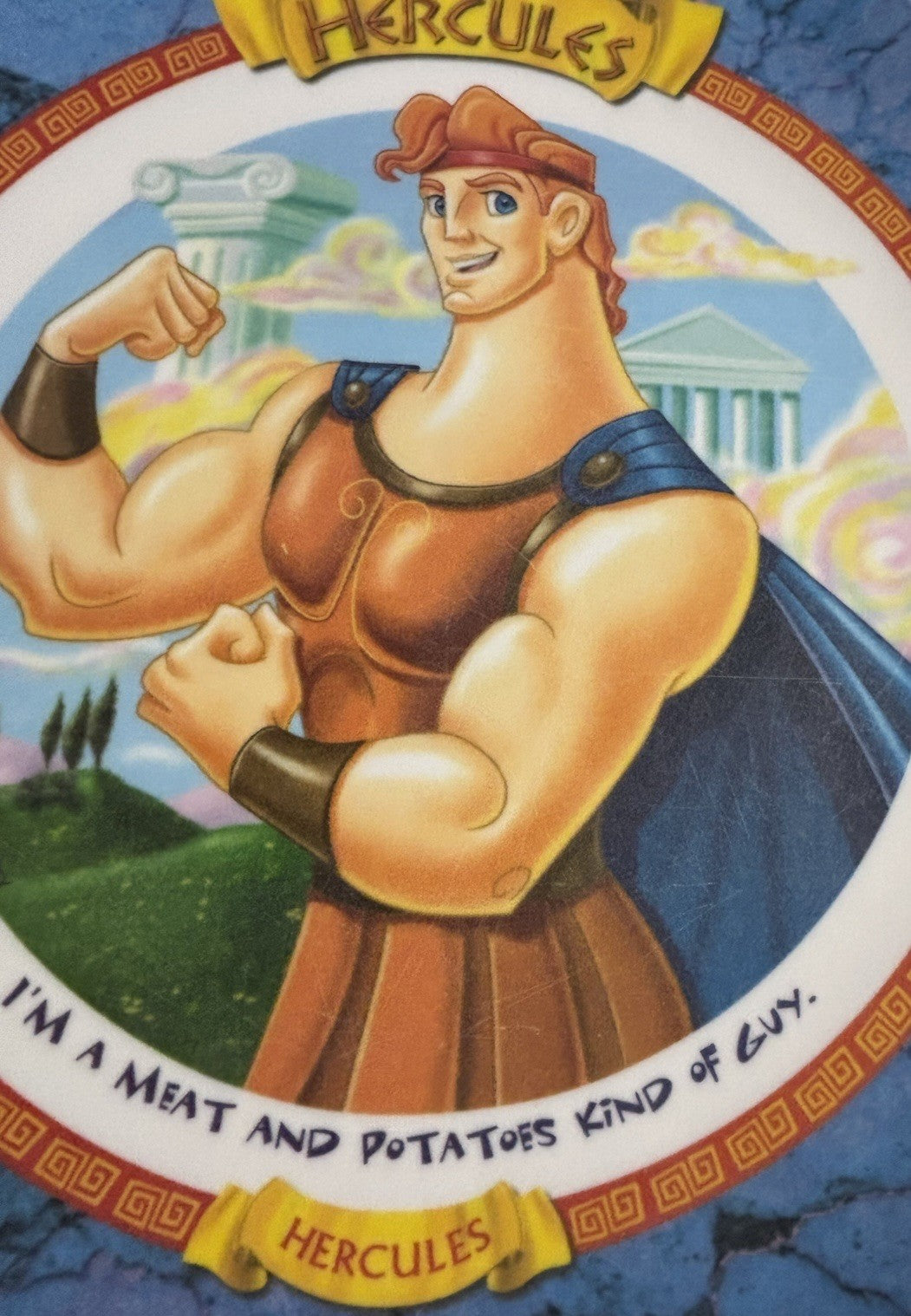 Vintage Disney 1997 Hercules McDonald’s 9 1/2” Collectors Plate