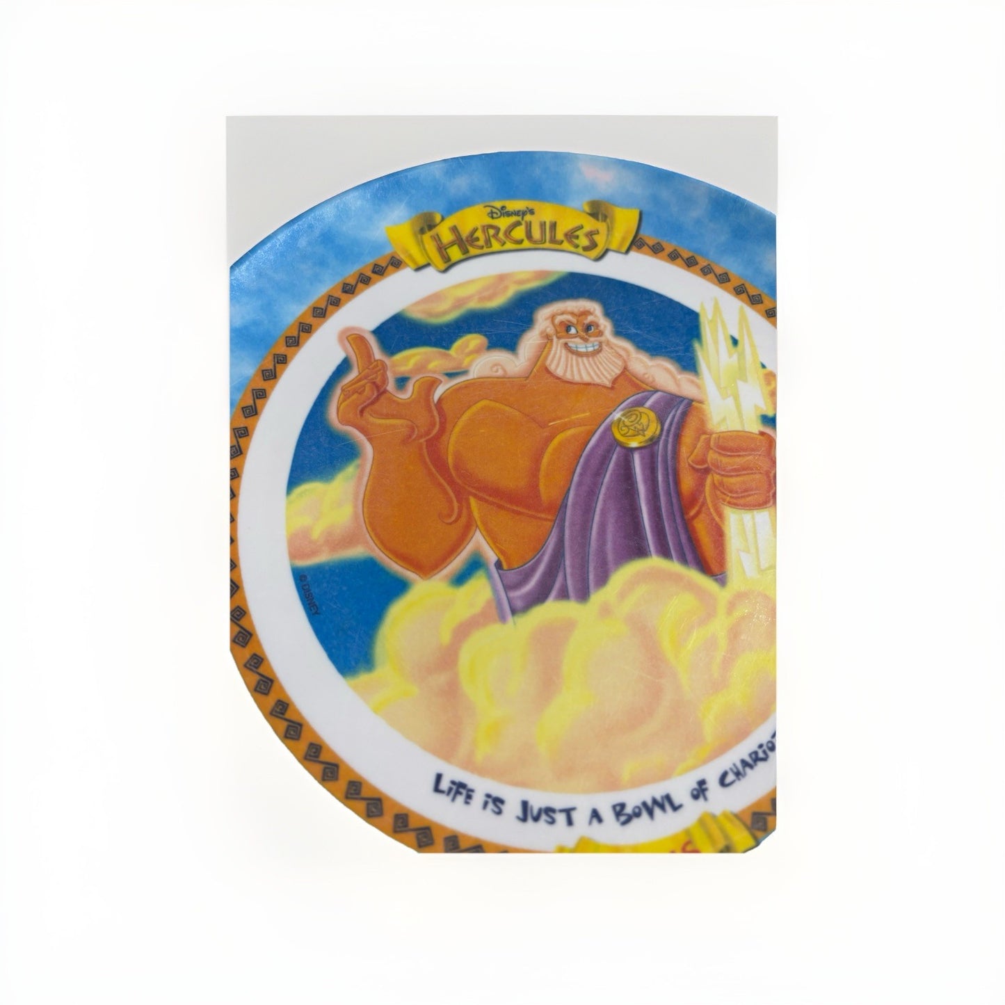 Vintage Disney 1997 Hercules Zeus McDonald’s 9 1/2” Collectors Plate