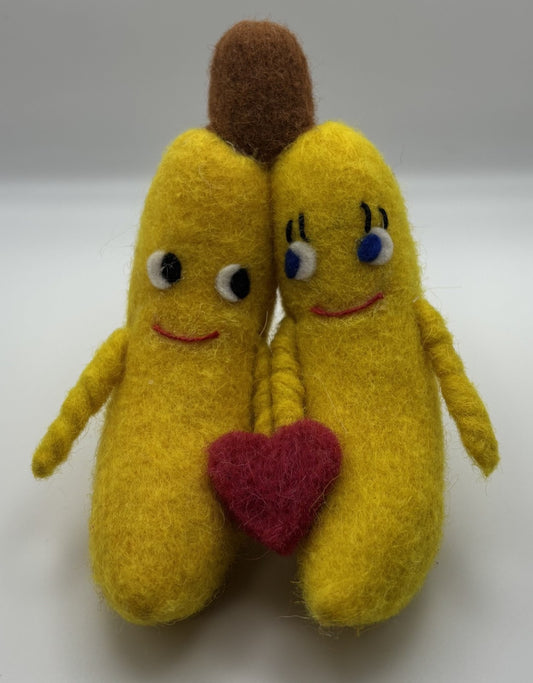 Valentine's Day Banana Couple