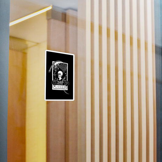 Loser Tarot Card Vinyl Sticker